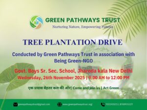 event banner tree plantation drive jharoda kalan